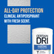 Certain Dri Everyday Strength Clinical Antiperspirant, 72-Hour Sweat Protection for Hyperhidrosis, Doctor-Recommended, Travel-Friendly, Fresh Scent, 2.6 oz, (Pack of 1)