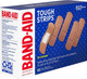 Band-Aid Brand Tough Strips Adhesive Bandages for Wound Care, Durable Protection for Minor Cuts and Scrapes, All One Size, 60 ct