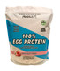 Healthy N Fit 100% EGG PROTEIN- Strawberry (12oz): 100% Egg White Protein PLUS Natural Peptides. Naturally Sweetened, Zero Carb, Keto, Paleo Friendly