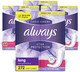 Always Daily Extra Protect Liners, Extra Long Length, Unscented Panty Liners, 272 (4 Packs of 68)