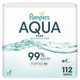Pampers Baby Wipes Aqua Pure, 99% water-based wipes, Hypoallergenic and Unscented Baby Wipes, 112 Wipes Total (2 Flip-Top Packs)