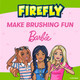 Firefly Barbie Toothbrush Value Pack, Soft Bristle Toothbrush for Kids 3+, 3 Ct