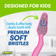 Firefly Barbie Toothbrush Value Pack, Soft Bristle Toothbrush for Kids 3+, 3 Ct