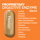 Florajen Digestive Enzymes with Probiotics & Prebiotics, Triple-Action Formula for Gut Health, Bloating, & Gas Relief, Supports Gluten & Dairy Digestion, Clean, Non-GMO, 30-Count