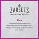 Zarbee's Baby Immune Support with Zinc, Baby & Toddler Vitamin 6 Months+, Includes Syringe for Easy & Accurate Dosing, Natural Grape Flavor, 2oz