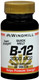Windmill Quick Melt B-12 Dietary Supplement Tablets for Metabolism 3000mcg 60 Ct