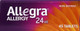 Allegra 24 Hour Indoor and Outdoor Allergy Relief Non-Drowsy Tablets 45 Count