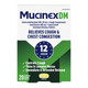 Mucinex DM 12Hr Chest Congestion & Cough Medicine for Adults, Cold and Cough Medicine for Excess Mucus Relief, 600 mg Guaifenesin & 30 mg Dextromethorphan HBr, 20 Bi-Layer Tablets