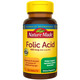 Nature Made Folic Acid 400mcg (665 mcg DFE), Folic Acid Supplements for Women & Men, Dietary Supplement for Nervous System Function, 250 Tablets, 250 Day Supply