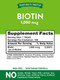 Nature's Truth Biotin 1000mcg | 120 Tablets | Vegan, Non-GMO, Gluten Free Supplement