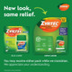 Zyrtec 24 Hour Allergy Relief Tablets, 10 mg Cetirizine HCl Antihistamine Allergy Medicine, 30 ct Red