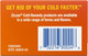 Cold Remedy Citrus RapidMelts Quick Dissolve Tablets, 25 Count