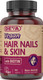 Deva Vegan Vitamins Hair Nails & Skin Supplement with 500 mcg Biotin - 90 Tablets, 1-Pack