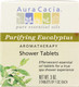 Aura Cacia - Purifying Eucalyptus Shower Tablet |Pure Essential Oils | Contains 3 Individually-Wrapped 1 oz. Tablets