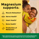 Nature Made Magnesium Oxide 250 mg, Magnesium Supplements for Men and Women, Support for Muscle, Heart, Bone and Nerve Health, 100 Tablets, 100 Day Supply