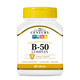 Vitamin B-50 Balanced Complex 60 Tablets, 21st Century