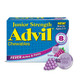 Advil Ibuprofen 100mg Pain Reliever Fever Reducer Chewable Tablets Grape 24 ct