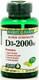 Nature's Bounty Vitamin D3 2000IU Softgels Supplement Bone Immune Support 240ct