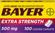 Bayer Aspirin Extra Strength, Aspirin 500mg, Pain Relief Pills, Fever Reducer and Headache Relief for Adults, 100 ct