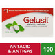 Gelusil Antacid & Anti Gas Heartburn Relief Cool Mint Flavor Chewable 100 ct