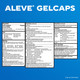 Aleve Pain Reliever & Fever Reducer Gelcaps, Naproxen Sodium, Headache and Back and Body Pain Relief Medicine, for Adults and Children Ages 12 and Up, 90 Count