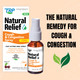 Natural Relief Cough & Congestion Spray  Multi Symptom Cough and Congestion Relief Including Chest Tightness, Congestion, and Mucus