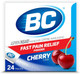 BC Powder Pain Reliever, Cherry Flavor Aspirin Dissolve Packs, 24 Count Powder Packets
