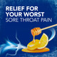 Vicks VapoCool Severe Medicated Sore Throat Drops, Max Strength Menthol, Soothes Sore Throat Pain, Honey Lemon Flavor, 45ct
