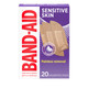 Band-Aid Brand Adhesive Bandages for Sensitive Skin, Hypoallergenic First Aid Bandages with Painless Removal, Stays on When Wet & Suitable for Eczema Prone Skin, Sterile, Assorted, 20 ct