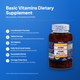 Basic Vitamins Glucosamine, Chondroitin and MSM Dietary Supplement Tablets, 120 Count Bottle