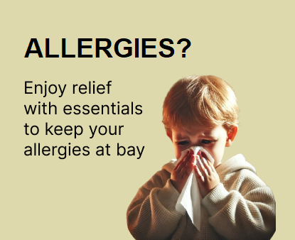 boy suffering from allergies