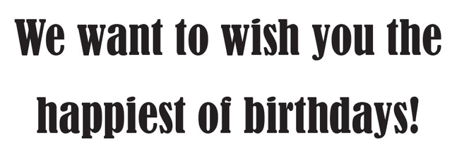 BDAY1 - Standard Message