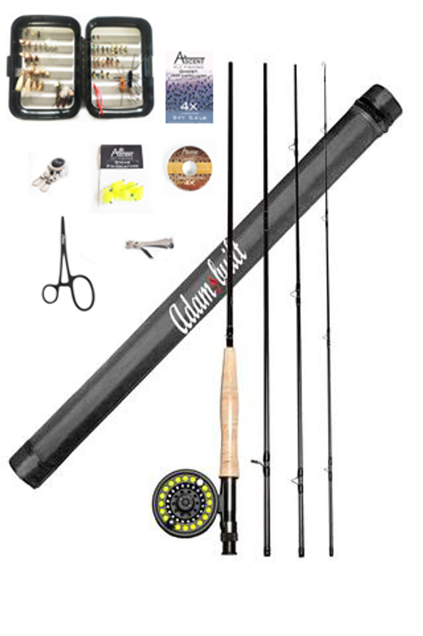 Wetfly Nano Strike Fly Rod and Reel Combo Starter Kit (For Boys and Girls)  - Save 33%