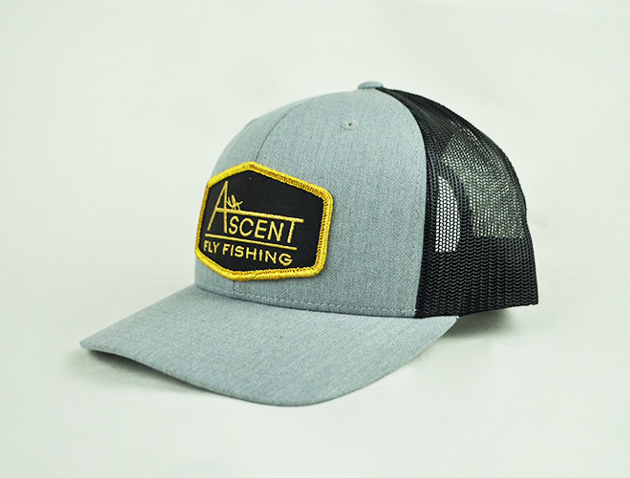 Ascent Patch Hat - Grey - Ascent Fly Fishing