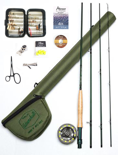 MMH Fly Rod & Reel Combo with Starter Kit - Ascent Fly Fishing