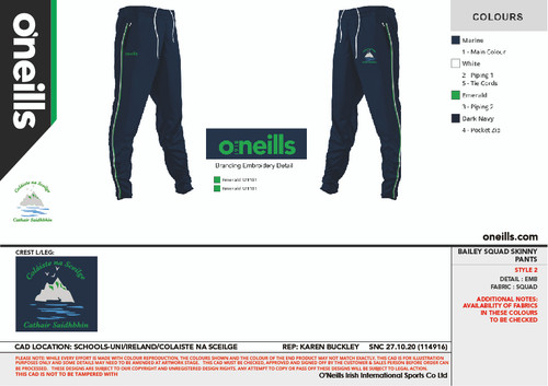 Colaiste Na Sceliga Genoa Skinny Pants (Kids)