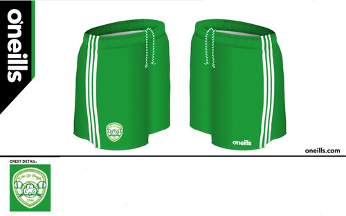 Erin Go Bragh Mourne Green/White Shorts (Adults)