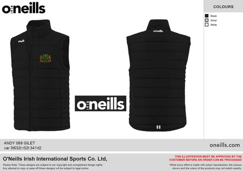Lourdes Celtic Andy Gilet (Youths)
