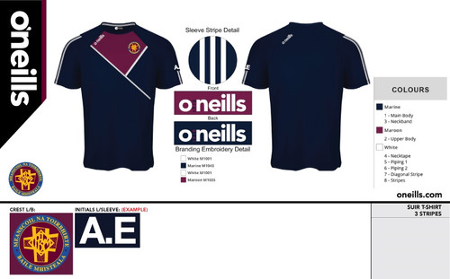 Presentation Secondary Suir T-Shirt (Adults)