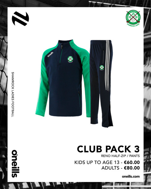 Shamrocks ladies Football Reno Pack 3 (Kids)
