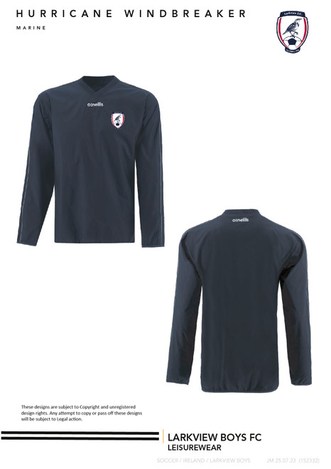 Larkview F.C Hurricane Windcheater (Adults)