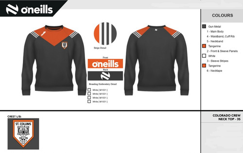 St. Colums GAA Colorado Crew Neck Fleece Sweatshirt (Kids)