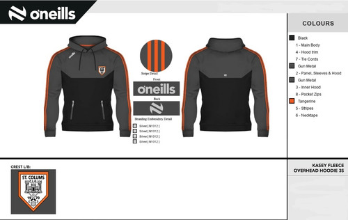 St. Colums GAA Kasey Fleece Pullover Hoodie (Youths)