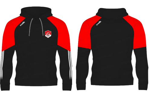 Eysines Sweat à capuche OSLO Rouge-Noir (Enfants)