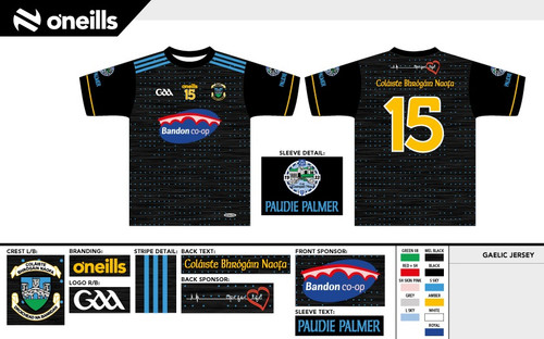 St. Brogans College Team Jersey Black (Kids)