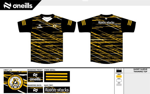 Austin Stacks Team Short Sleeve Training Top (Kids)