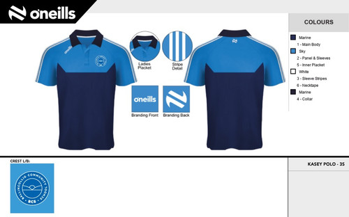 Ballincollig Community School Kasey Polo Shirt (Adults)