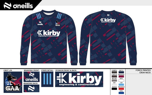 University of Limerick GAA Force Game Day Warmup Top (Kids)