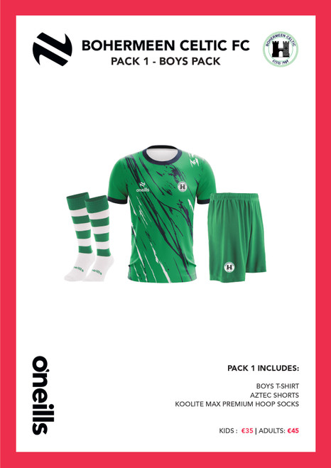 Bohermeen Celtic FC Boys Pack 1 (Kids)