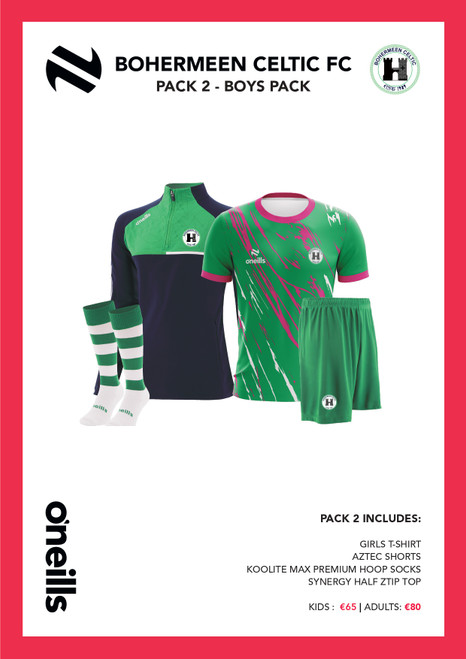 Bohermeen Celtic FC Girls Pack 2 (Adults)
